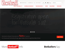 Tablet Screenshot of botball.org